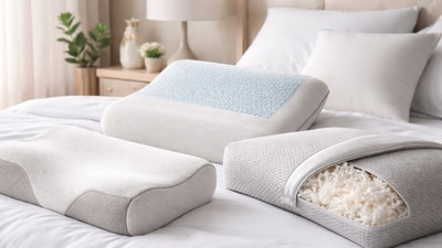 Memory foam pillows help align the spine and neck better and provide more comfortable sleep. (AI generated) Memory foam pillows help align the spine and neck better and provide more comfortable sleep. (AI generated)