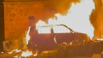 Police said an inflammable substance was poured on the vehicles while residents slept. The complainant cited a six-month dispute and earlier damage to his car. (HT Photo) Police said an inflammable substance was poured on the vehicles while residents slept. The complainant cited a six-month dispute and earlier damage to his car. (HT Photo)