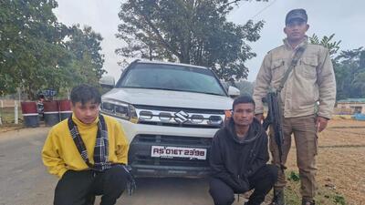 Preliminary investigation suggests the consignment was headed for the Hmarkhalien area under Lakhipur police station. (Cachar Police) Preliminary investigation suggests the consignment was headed for the Hmarkhalien area under Lakhipur police station. (Cachar Police)