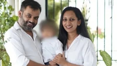 Director Kirtan Nadagouda with his son and wife (file photo) (File photo) Director Kirtan Nadagouda with his son and wife (file photo) (File photo)
