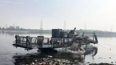 The initiative focuses on intercepting pollution at its source through large-scale mechanical desilting and the removal of sludge, solid waste and aquatic weeds from major drains before they discharge into the Yamuna. (ANI) The initiative focuses on intercepting pollution at its source through large-scale mechanical desilting and the removal of sludge, solid waste and aquatic weeds from major drains before they discharge into the Yamuna. (ANI)