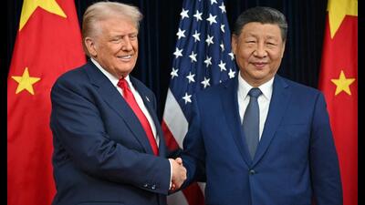 While the 2017 NSS called out China’s increasing threat in all areas, this one calls for a “rebalance” of America’s economic relationship with China. (AFP) While the 2017 NSS called out China’s increasing threat in all areas, this one calls for a “rebalance” of America’s economic relationship with China. (AFP)