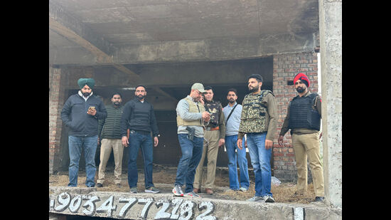 Another accused in the case, identified as Jugraj Singh, was arrested from Amritsar with the help of local police. (HT Photo)