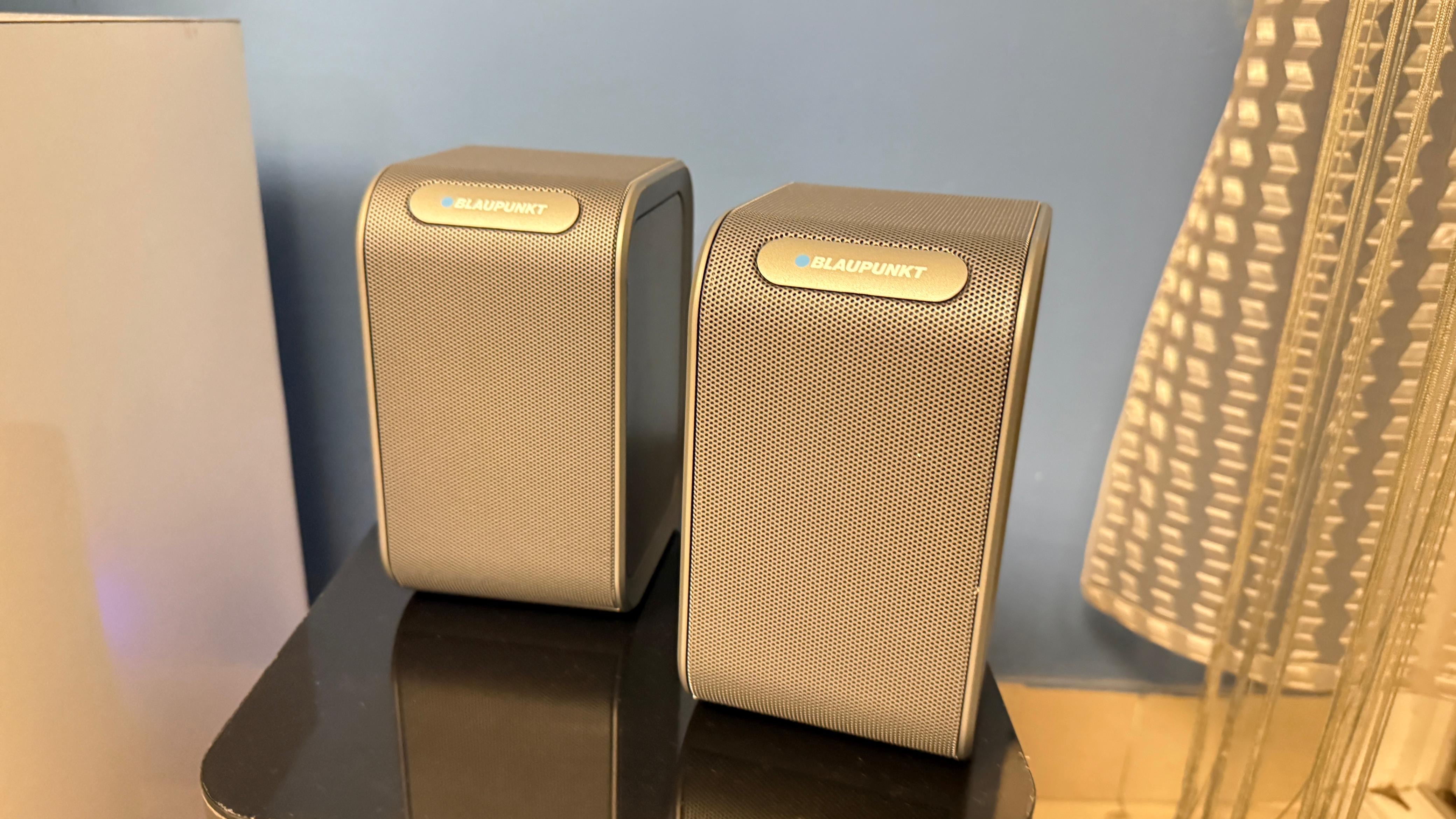 Wireless rear speakers need separate power connections.