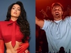 Nora Fatehi and David Guetta