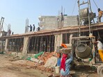 Construction workers were impacted by the suspension of work under the Graded Response Action Plan (GRAP). (Parveen Kumar/HT)