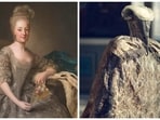 Edwidge Elisabeth Charlotte Holstein-Gottorp's wedding gown. (Instagram/@defunctfashion)