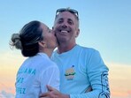 Greg Biffle and his wife Cristina. Greg Biffle and his wife Cristina.