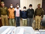 In the first instance, the four suspects who allegedly operated across the National Capital Region (NCR), targeting crowded public places and political rallies to snatch mobile phones and other electronic devices were apprehended by Phase-1 police. (HT Archive)