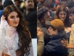 Nidhhi Agerwal was pushed and shoved by a large crowd at The Raja Saab event on Wednesday. 
