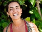 Savannah Louie was a reporter before joining Survivor.(X/@SavannahLbase)