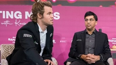 Viswanathan Anand spoke about Magnus Carlsen's participation. Viswanathan Anand spoke about Magnus Carlsen's participation.