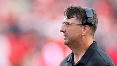 Brian Smith, former head coach of Ohio Bobcats football, was fired on Wednesday. (File/AP)