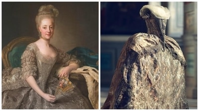 Edwidge Elisabeth Charlotte Holstein-Gottorp's wedding gown. (Instagram/@defunctfashion) Edwidge Elisabeth Charlotte Holstein-Gottorp's wedding gown. (Instagram/@defunctfashion)