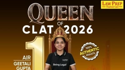 Geetali Gupta tops CLAT 2026 with AIR-1 Geetali Gupta tops CLAT 2026 with AIR-1