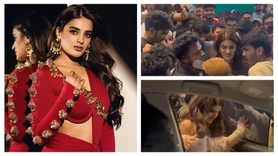 Nidhhi Agerwal was left visibly shaken and upset by the incident. Nidhhi Agerwal was left visibly shaken and upset by the incident.