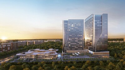 Noida's Exotica One32 is a premium commercial space that integrates technology, sustainability, and employee wellbeing. (Exotica One32) Noida's Exotica One32 is a premium commercial space that integrates technology, sustainability, and employee wellbeing. (Exotica One32)