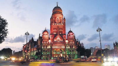 The Brihanmumbai Municipal Corporation (BMC) is Asia’s richest municipal corporation, controlling a budget larger than several Indian states and shaping the everyday lives of over 12 million residents. (Photo by Bhushan Koyande/HT Photo) (Hindustan Times) The Brihanmumbai Municipal Corporation (BMC) is Asia’s richest municipal corporation, controlling a budget larger than several Indian states and shaping the everyday lives of over 12 million residents. (Photo by Bhushan Koyande/HT Photo) (Hindustan Times)