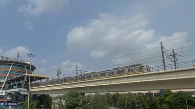 The announcement further said that Gurugram Metro will not be merged with the existing Rapid Metro at Cyber City. (HT)