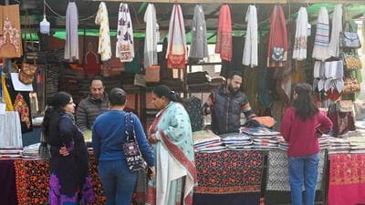 The event seeks to showcase unique GI-tagged products while raising consumer awareness about their cultural, geographical and traditional significance. (Sunil Ghosh/HT Photo) The event seeks to showcase unique GI-tagged products while raising consumer awareness about their cultural, geographical and traditional significance. (Sunil Ghosh/HT Photo)