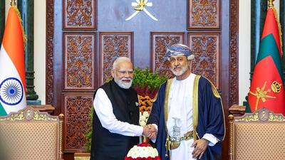 There are more than 6,000 India-Oman joint ventures in the Gulf country, adding $7.5 billion in total capital investments. (DPR PMO) There are more than 6,000 India-Oman joint ventures in the Gulf country, adding $7.5 billion in total capital investments. (DPR PMO)