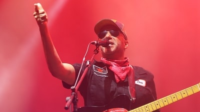 Tom Morello performed in front of a packed audience in Gurugram on Wednesday Tom Morello performed in front of a packed audience in Gurugram on Wednesday