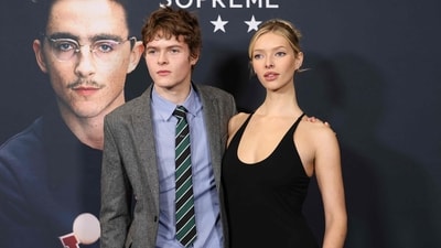British-US singer Apple Martin and her brother Moses Martin attend the NY premiere of "Marty Supreme" in New York on December 16, 2025. (AFP) British-US singer Apple Martin and her brother Moses Martin attend the NY premiere of "Marty Supreme" in New York on December 16, 2025. (AFP)