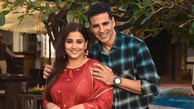 Akshay Kumar with Vidya Balan