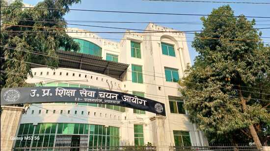 The UPESSC headquarters in Prayagraj. (HT File)