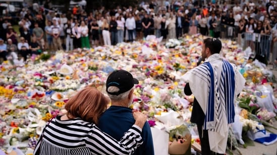 A memorial for those killed in a shooting on Sydney’s Bondi Beach.