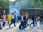 The threats later turned out to be hoax after police conducted searches at the premises of the schools.