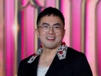 Bowen Yang attends the premiere of the film "Wicked: For Good" in New York City.