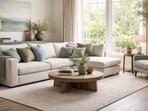 Soft blues, earthy greens and smoky neutrals create calming, lived-in spaces that feel timeless and support wellness in everyday home life.(Ai Generated)