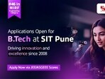 Applications Now Open for B.Tech 2026 at SIT Pune via JEE & State Entrance Exams.(SIT Pune)