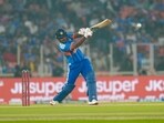 Sanju Samson plays a shot