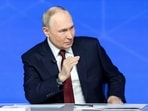 Russian President Vladimir Putin made the remarks at his annual end-of-year press conference and phone-in in Moscow, Russia on December 19, 2025.