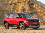 The new Tata Sierra has an upright, boxy stance. It looks modern and confident.