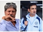 Kapil Dev and Gautam Gambhir Kapil Dev and Gautam Gambhir
