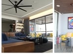 The interiors are seen to carry both muted and vibrant colours. (Picture credit: Youtube)