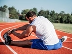 Dr Abbasi highlights that warming up is essential before stretching.