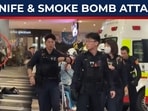 Smoke bombs and stabbings at Taiwan's major stations leave 9 wounded Smoke bombs and stabbings at Taiwan's major stations leave 9 wounded
