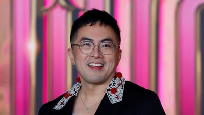 Bowen Yang attends the premiere of the film "Wicked: For Good" in New York City. (REUTERS)