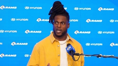 Los Angeles Rams wide receiver Davante Adams. (AP)