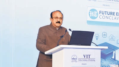 Delhi education minister Ashish Sood at the HT Future Ed Conclave 2025. (HT Photo) Delhi education minister Ashish Sood at the HT Future Ed Conclave 2025. (HT Photo)