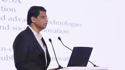 Dr Sekar Viswanathan, Vellore Institute of Technology (VIT) vice-president , at the HT Future Ed Conclave 2025 (HT Photo) Dr Sekar Viswanathan, Vellore Institute of Technology (VIT) vice-president , at the HT Future Ed Conclave 2025 (HT Photo)