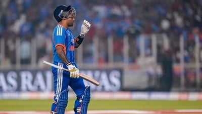 Suryakumar Yadav is going through a lean patch with the bat. (PTI)