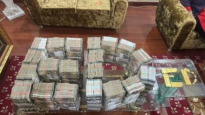 The Enforcement Directorate (ED) confiscated cash amounting to  ₹4.62 crore, 6kg of gold bullion and 313kg of silver after raiding 13 locations in Punjab, Haryana and Delhi on Thursday as part of a money-laundering investigation linked to illegal immigration. (HT Photo)