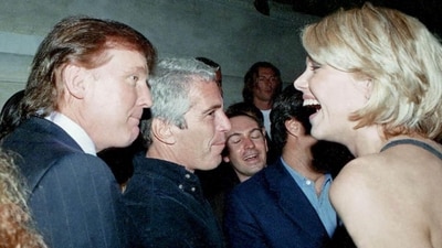 A photo shows President Donald Trump along with Jeffrey Epstein (AFP) A photo shows President Donald Trump along with Jeffrey Epstein (AFP)