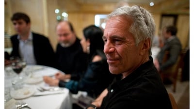 Late financier and convicted sex offender Jeffrey Epstein is seen in this image from the U.S. Justice Department’s file of Epstein, released by the House Oversight Committee Democrats Washington, D.C., U.S., on December 18, 2025. (via REUTERS)