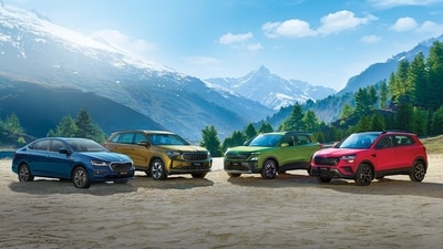As 2025 ends, Skoda provides benefits up to ₹6 lakh on Kodiaq, Kylaq, Kushaq, and Slavia until December 31st. As 2025 ends, Skoda provides benefits up to ₹6 lakh on Kodiaq, Kylaq, Kushaq, and Slavia until December 31st.